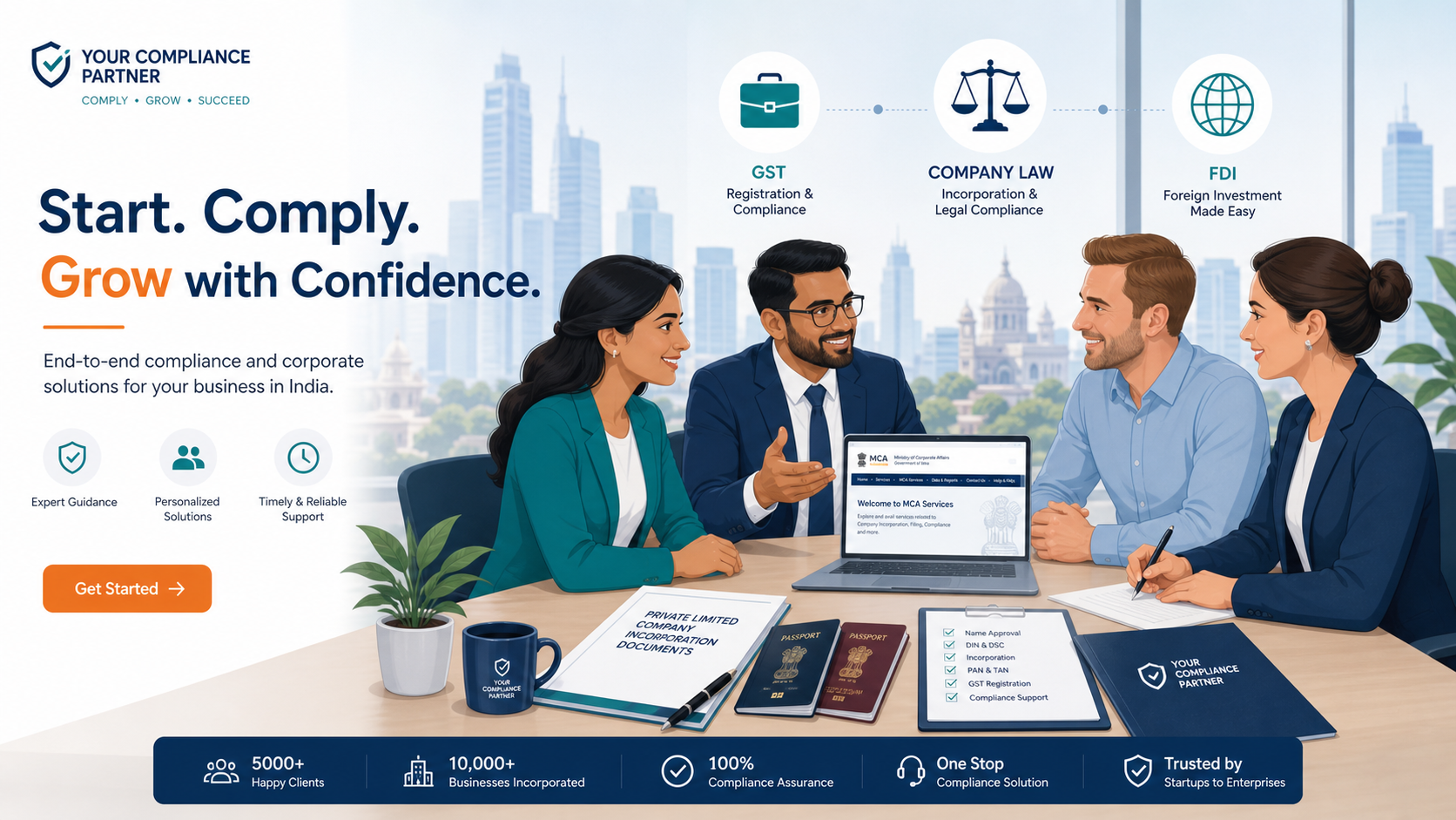 Documents for Indian Company and LLP Registration for Foreign Nationals