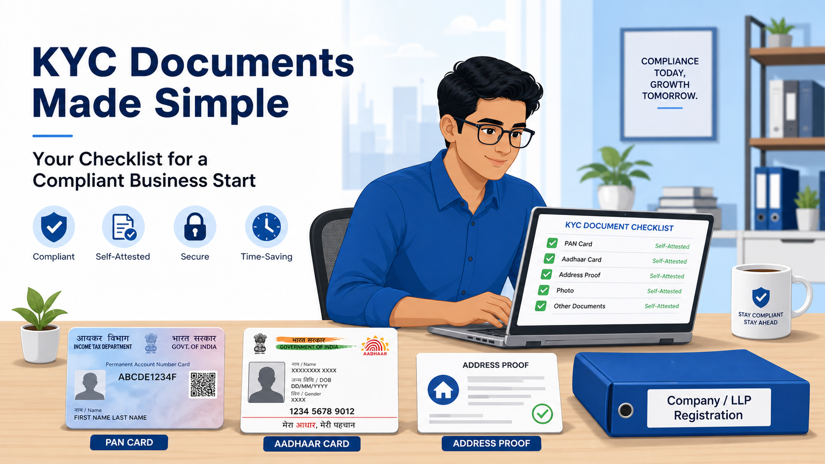 Documents Required from Indian Residents for Company or LLP Registration